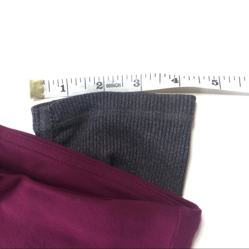 ALO Yoga WHITE and Gray Colorblock Leggings - Picture 8 of 16